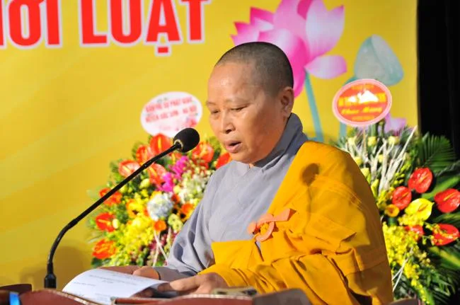 Lễ khai giảng lớp bồi dưỡng kiến thức Luật học cho Ni giới Hà Nội