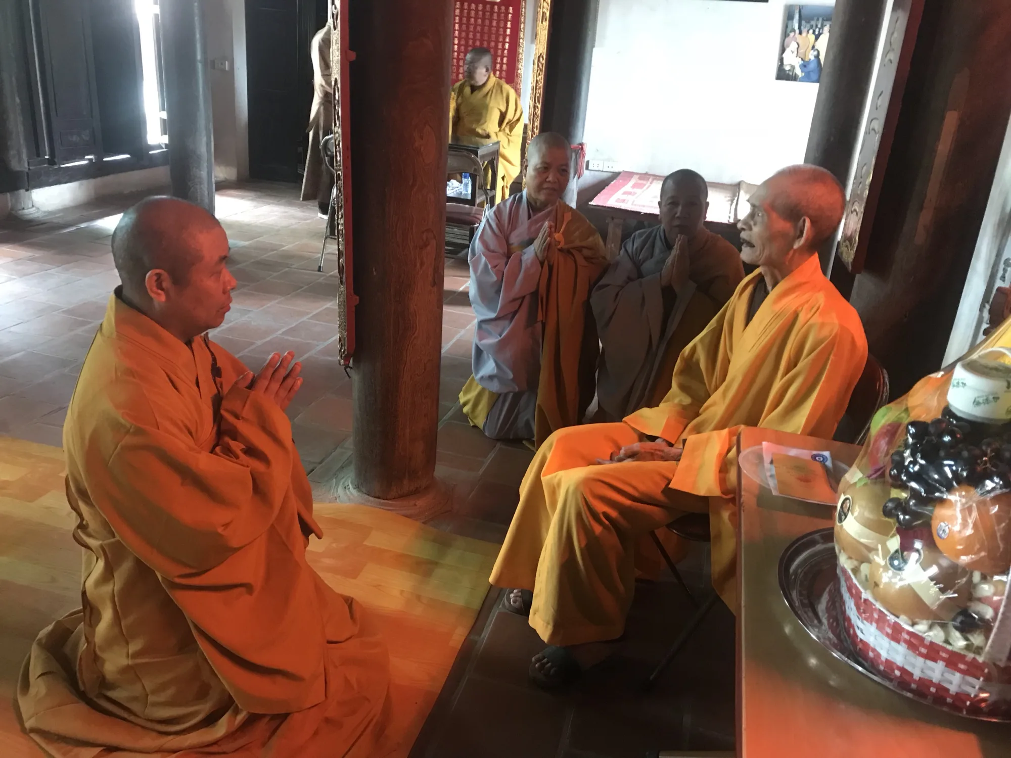 Thượng tọa Thích Thọ Lạc khánh tuế HT. Thích Phổ Tuệ- Đức Pháp Chủ Giáo Hội Phật Giáo Việt Nam