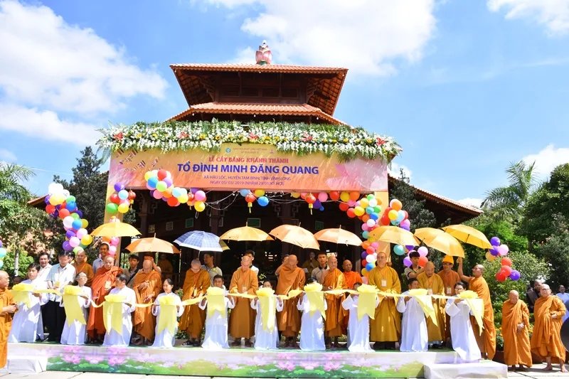 Trung ương GHPGVN tưởng niệm và khánh thành Tổ đình Minh Đăng Quang