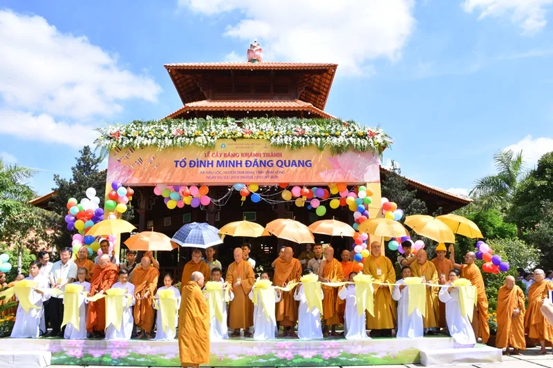 Trung ương GHPGVN tưởng niệm và khánh thành Tổ đình Minh Đăng Quang