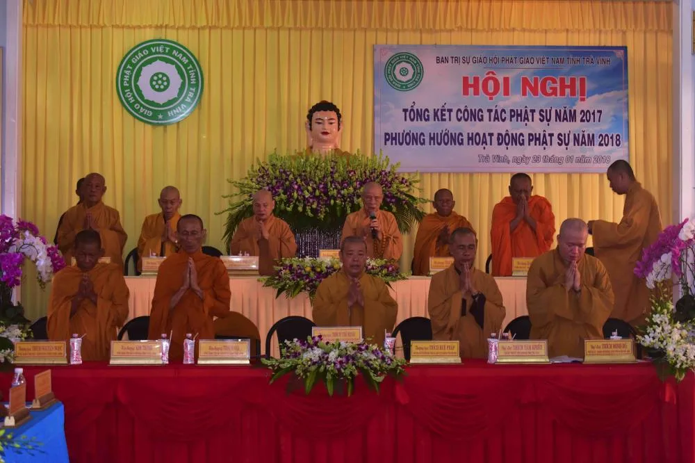 Trà Vinh: Hoà thượng Chủ tịch chứng minh Hội nghị tổng kết Phật sự