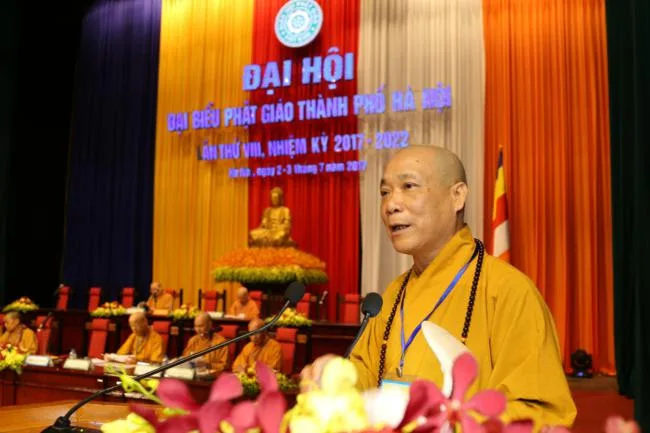 Phiên nội bộ Đại hội đại biểu Phật giáo Tp. Hà Nội nhiệm kỳ VIII (2017 – 2022)
