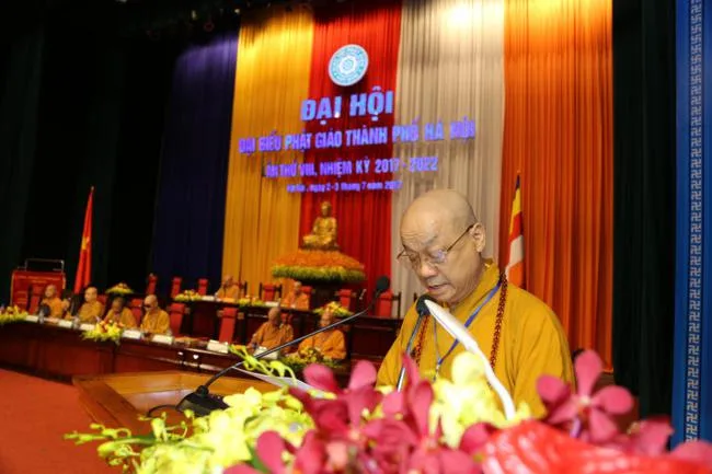 Phiên nội bộ Đại hội đại biểu Phật giáo Tp. Hà Nội nhiệm kỳ VIII (2017 – 2022)