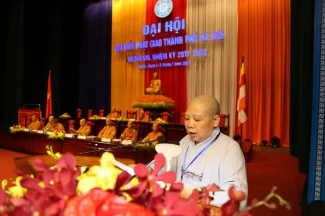 Phiên nội bộ Đại hội đại biểu Phật giáo Tp. Hà Nội nhiệm kỳ VIII (2017 – 2022)