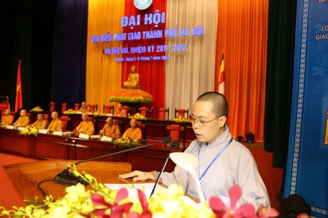 Phiên nội bộ Đại hội đại biểu Phật giáo Tp. Hà Nội nhiệm kỳ VIII (2017 – 2022)