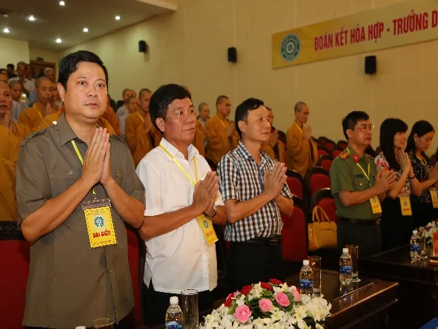 Chư tôn đức và đại biểu chính quyền dự phiên trù bị