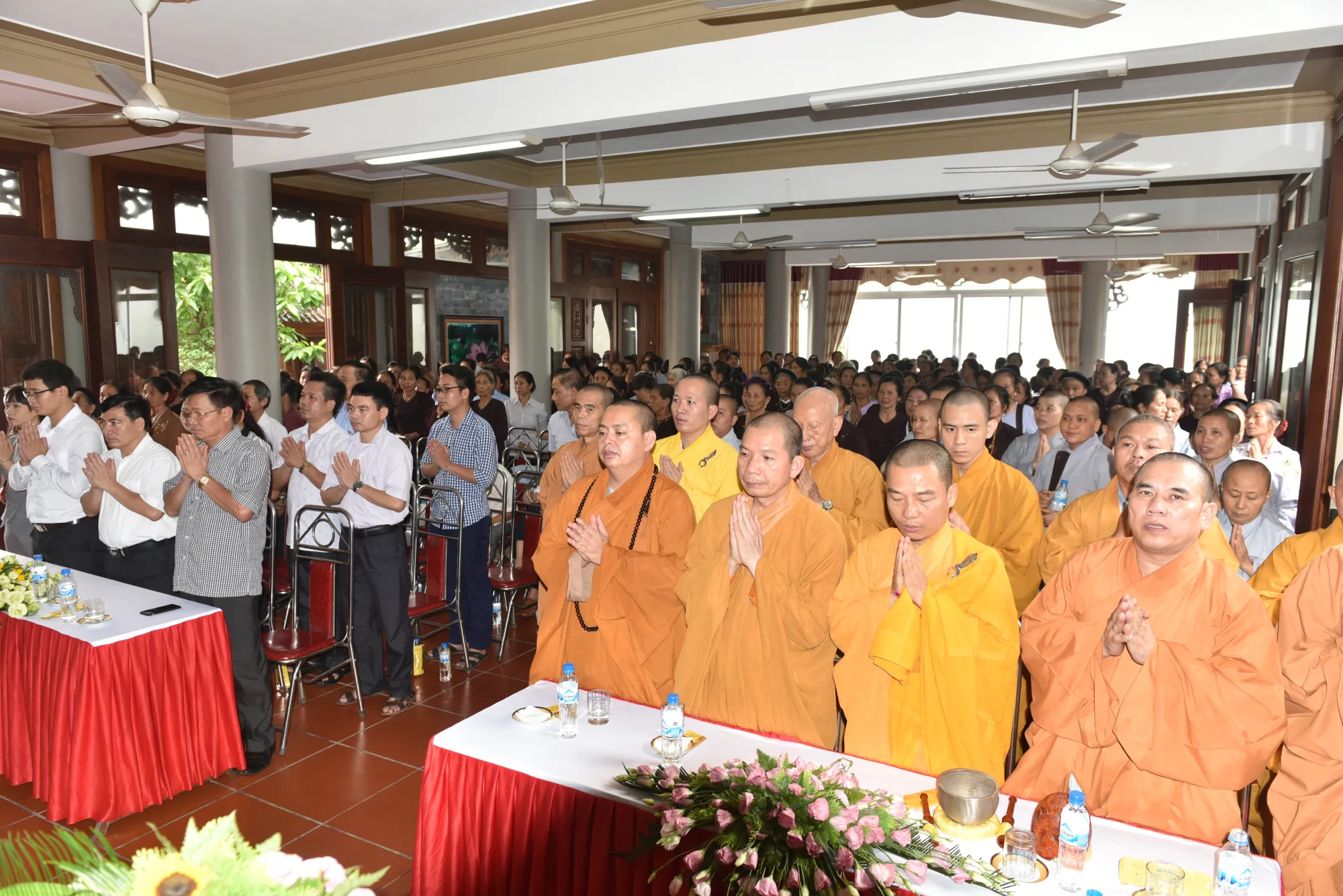 Khai pháp trương hạ chùa tùng Vân TT Thổ tang huyện Vĩnh Tường Vĩnh Phúc