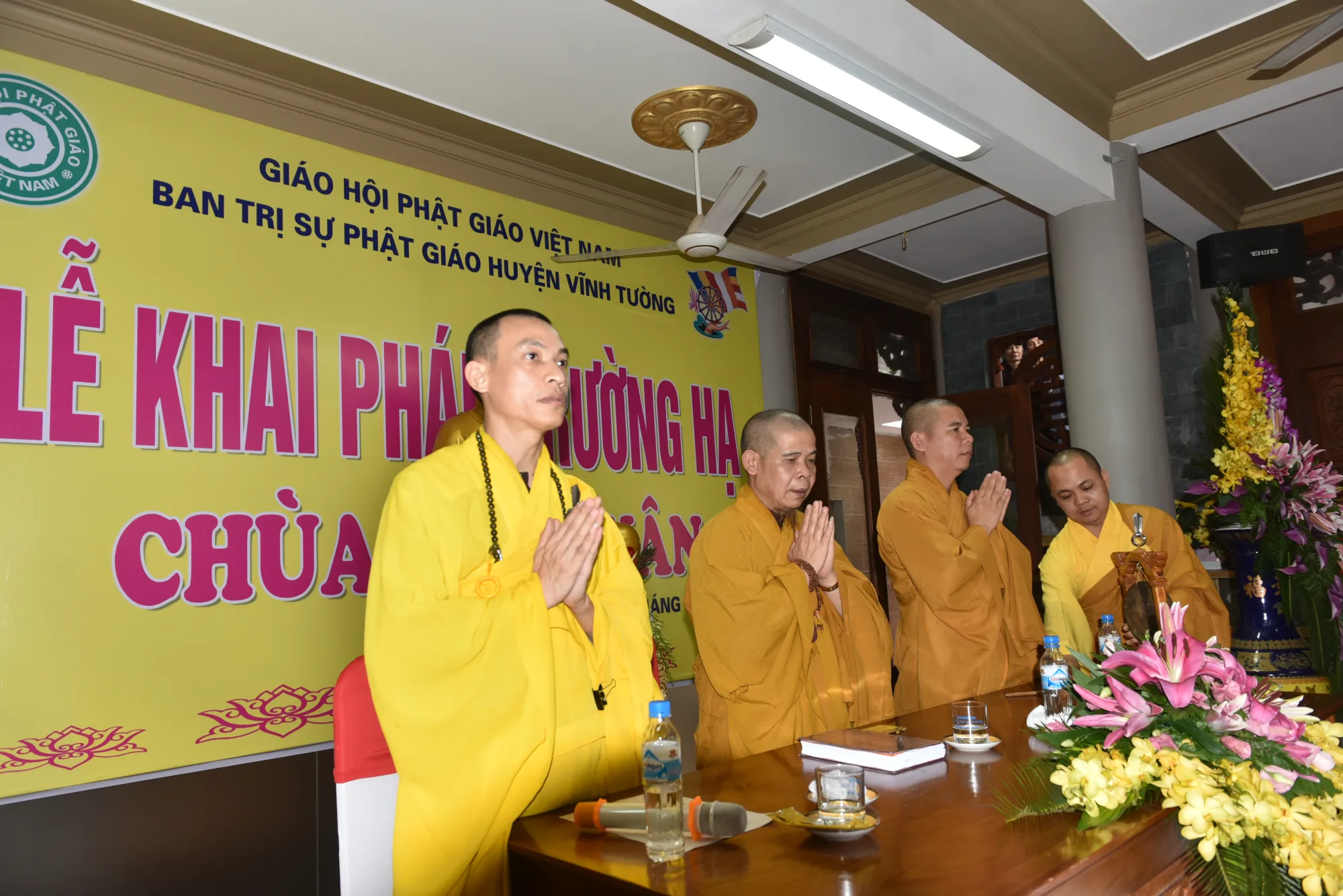 Khai pháp trương hạ chùa tùng Vân TT Thổ tang huyện Vĩnh Tường Vĩnh Phúc