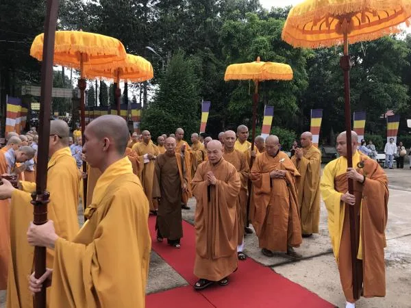 Bình Dương: Buổi pháp thoại của Hoà thượng Chủ tịch tại khoá ACKH PL.2561