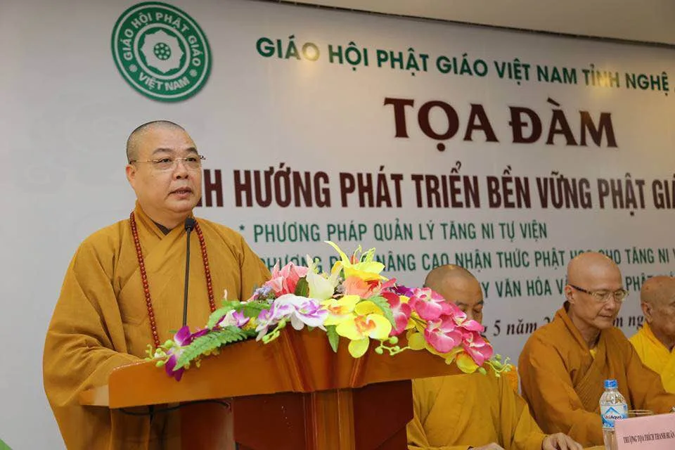 Tọa đàm "Định hướng Phát triển Bền vững Phật giáo Nghệ An"