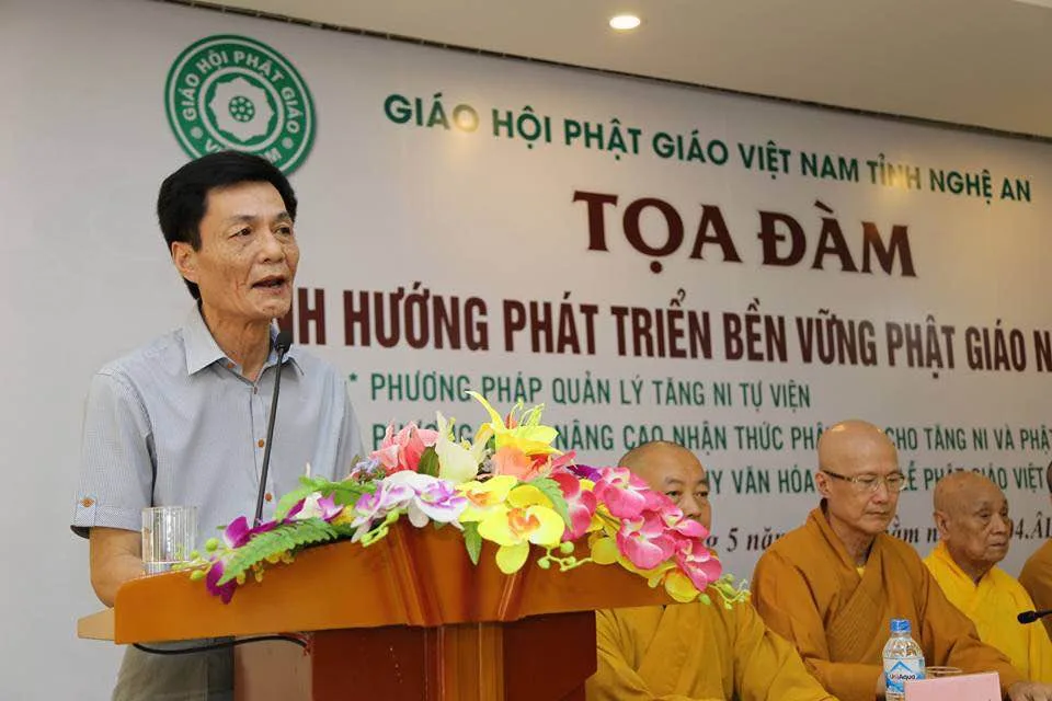 Tọa đàm "Định hướng Phát triển Bền vững Phật giáo Nghệ An"
