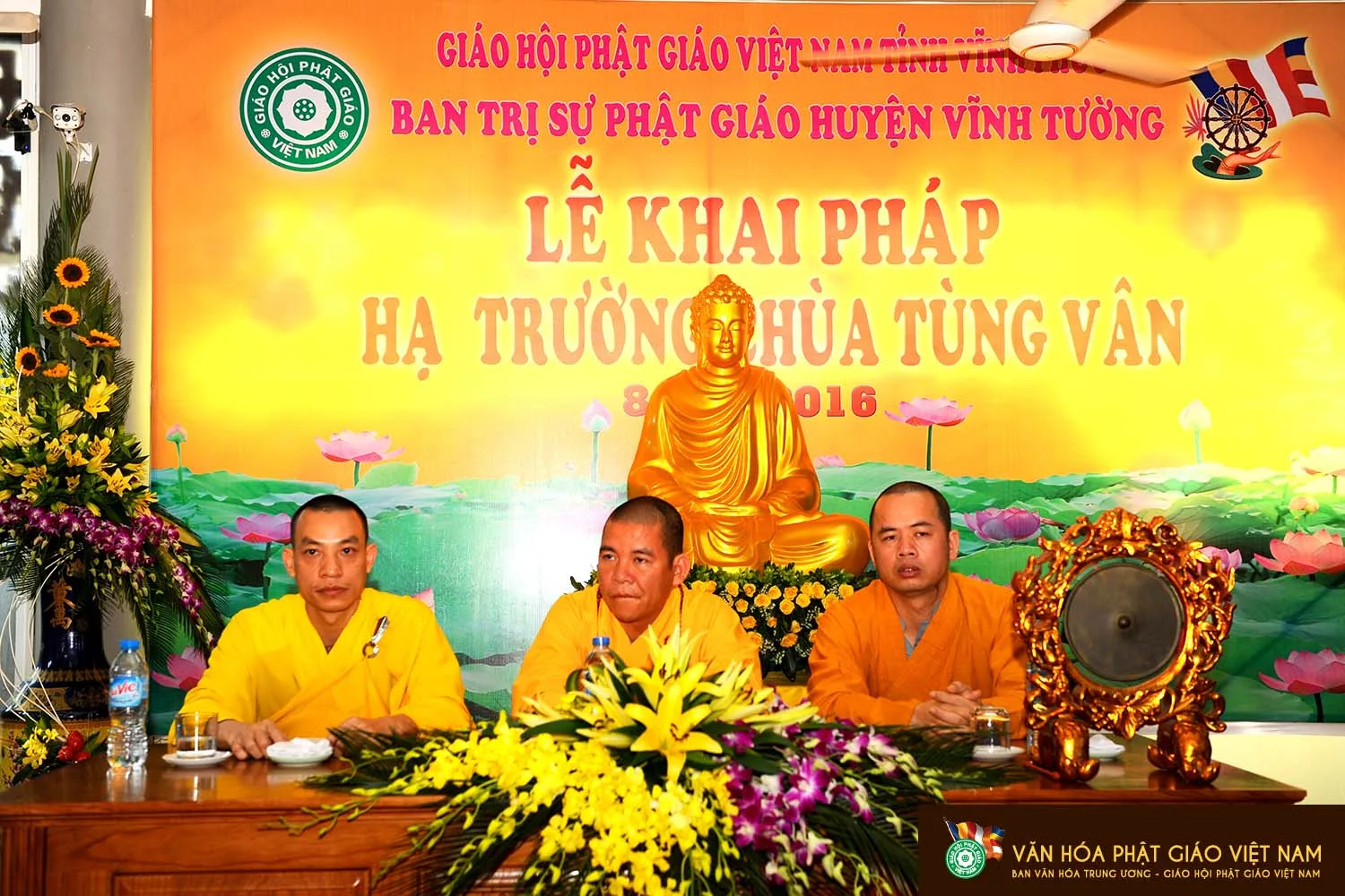 Lễ Khai Pháp An Cư Kết Hạ, Trường Hạ Tùng Vân - Huyện Vĩnh Tường tỉnh Vĩnh Phúc.