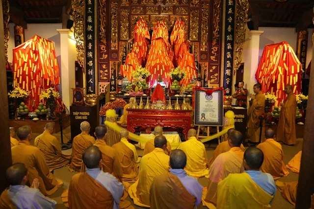 Ninh Bình: Chùa Đại Bi tổ chức lễ an vị tượng Phật, Xá lợi Phật và cầu nguyện hòa bình