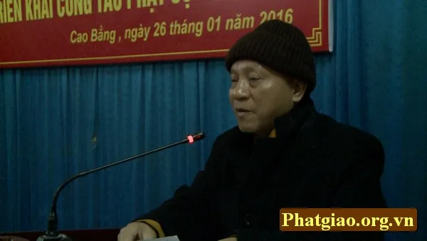 Cao Bằng, Hà Giang: Tổng kết công tác phật sự 2015