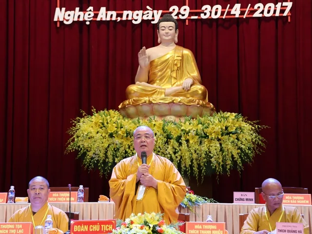Phiên trù bị Đại hội Đại biểu Phật giáo tỉnh Nghệ An lần II