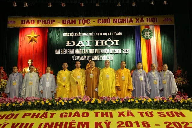 Bắc Ninh: Đại hội đại biểu Phật giáo Thị xã Từ Sơn lần thứ VIII, nhiệm kỳ (2016 – 2021)