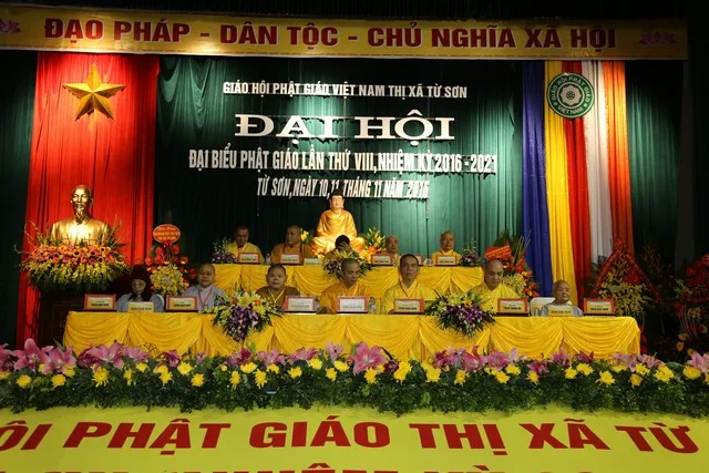 Bắc Ninh: Đại hội đại biểu Phật giáo Thị xã Từ Sơn lần thứ VIII, nhiệm kỳ (2016 – 2021)