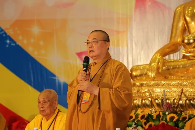 HT.Thích Thanh Nhiễu ban đạo từ.