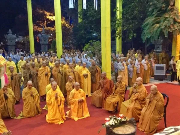 Lễ nhập kim quan Hoà thượng Thích Thiện Bình