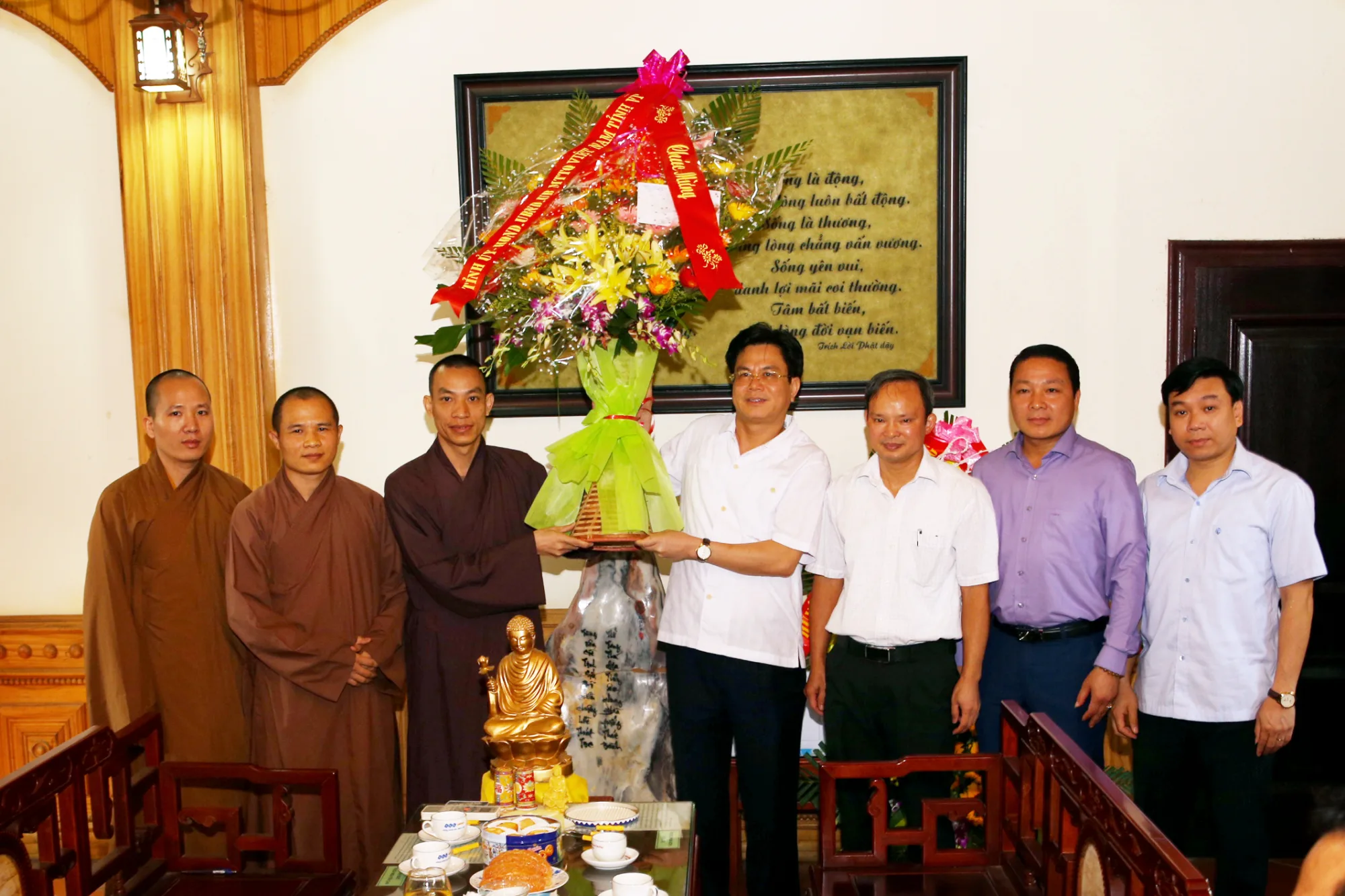 Ban Chỉ đạo Công tác Tôn giáo tỉnh Vĩnh Phúc đến thăm Ban TSPGVN huyện Vĩnh Tường, tỉnh Vĩnh Phúc