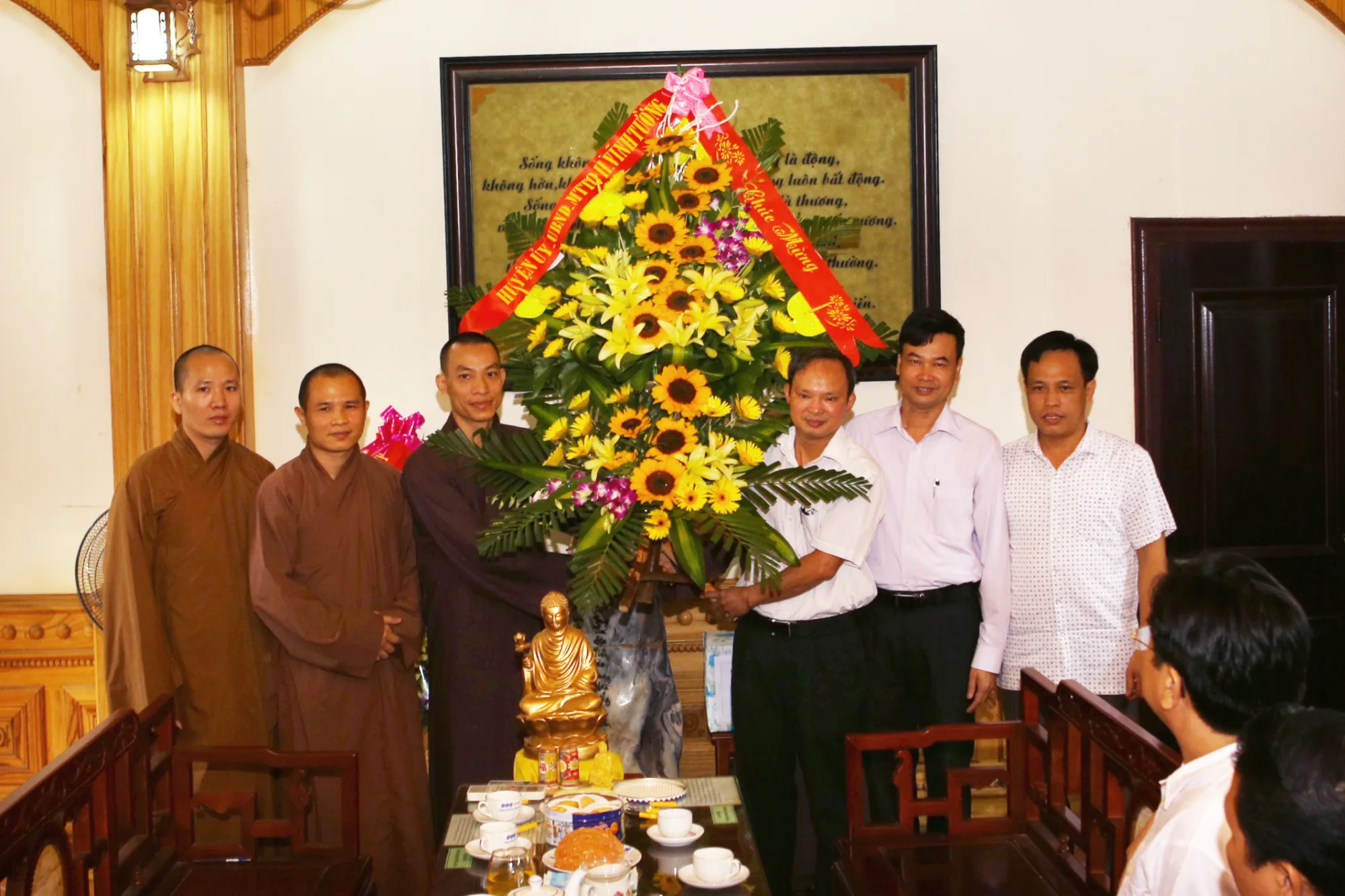 Ban Chỉ đạo Công tác Tôn giáo tỉnh Vĩnh Phúc đến thăm Ban TSPGVN huyện Vĩnh Tường, tỉnh Vĩnh Phúc