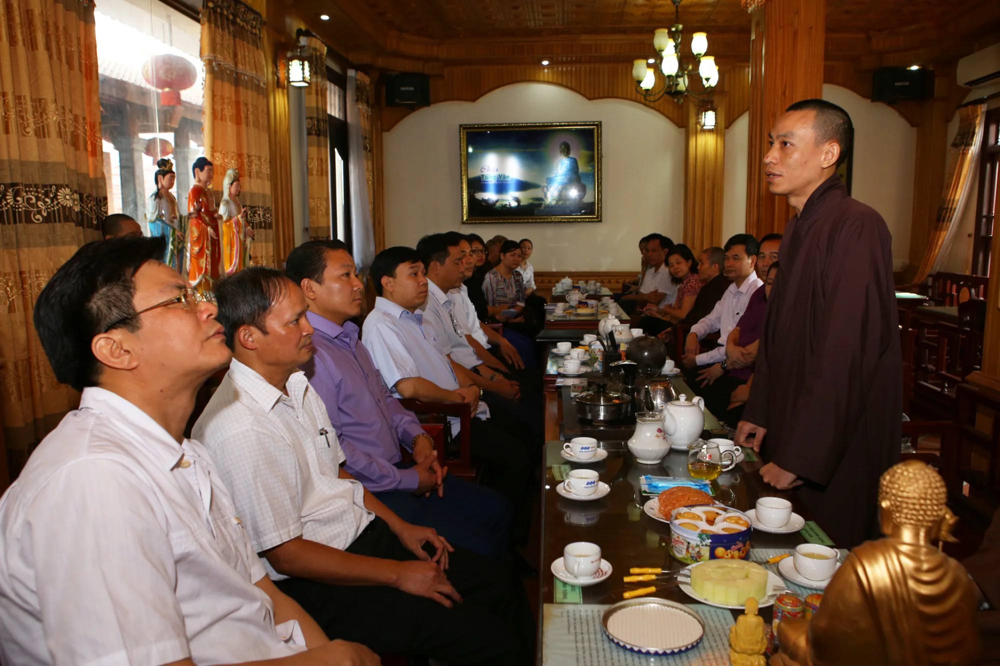 Ban Chỉ đạo Công tác Tôn giáo tỉnh Vĩnh Phúc đến thăm Ban TSPGVN huyện Vĩnh Tường, tỉnh Vĩnh Phúc