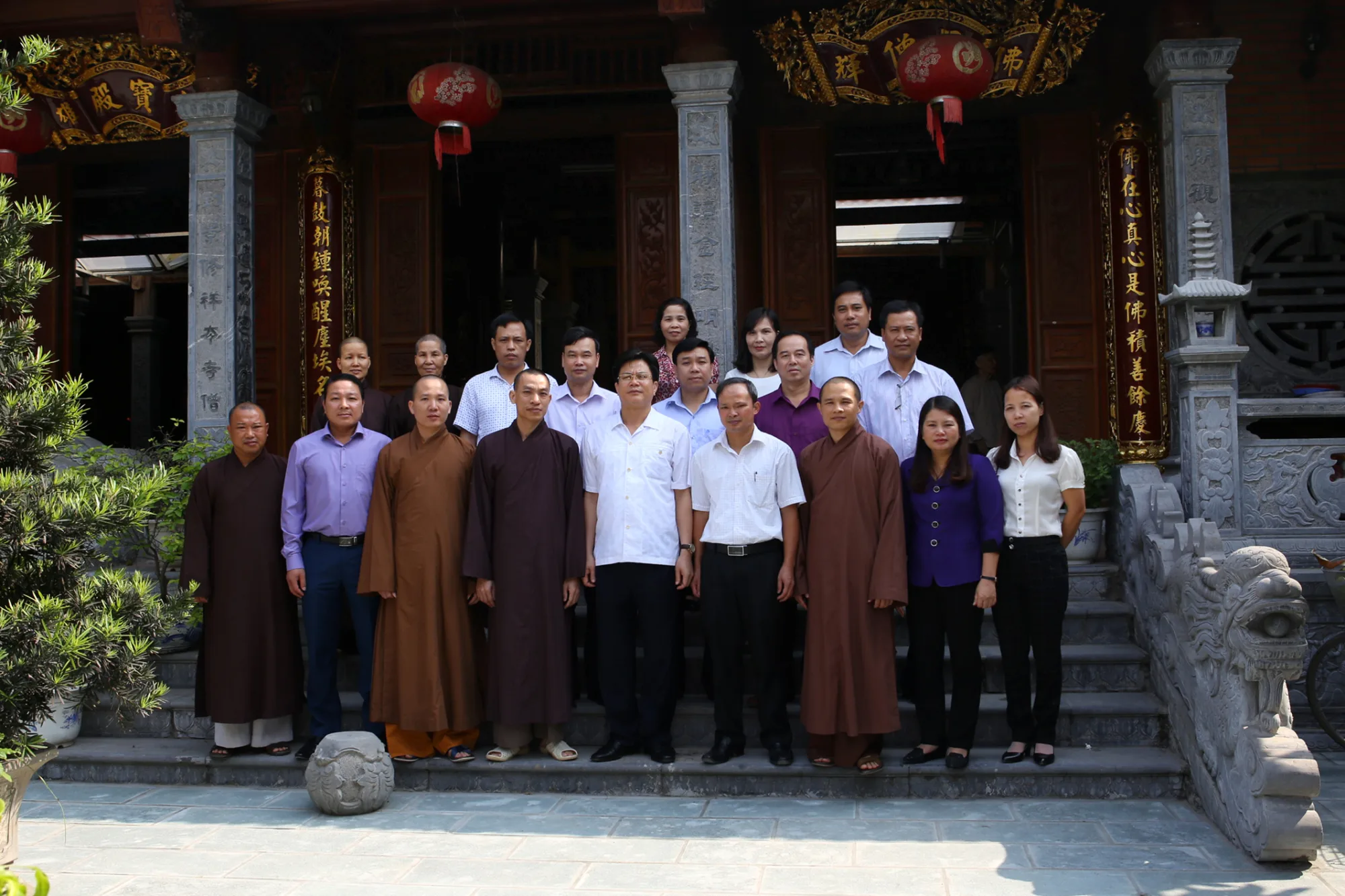 Ban Chỉ đạo Công tác Tôn giáo tỉnh Vĩnh Phúc đến thăm Ban TSPGVN huyện Vĩnh Tường, tỉnh Vĩnh Phúc