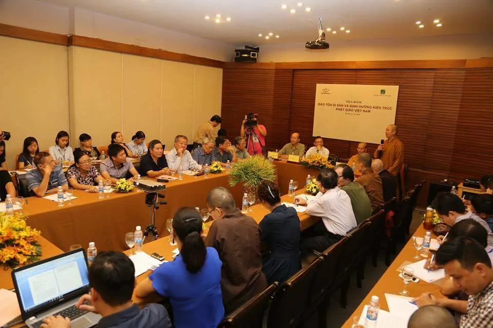 Toạ đàm khoa học: 04 đề án Di sản - Kiến trúc - Ngôn ngữ - Pháp phục do Ban Văn hoá TƯ GHPG Việt Nam kết hợp với các Ban ngành Viện trung ương