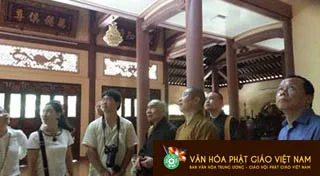 Ban Văn hóa trung ương Giáo hội Phật giáo Việt Nam đã đi tham quan và khảo sát một số điểm chùa trong thành phố Huế