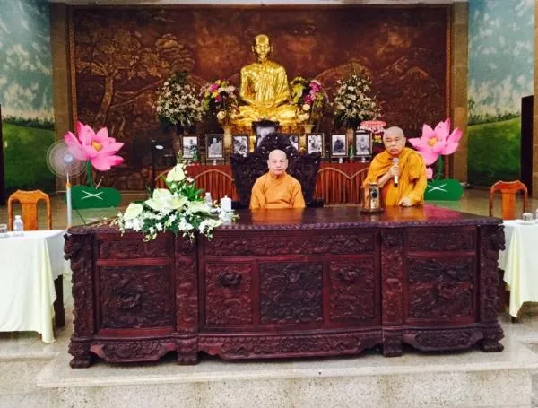 TP.HCM: Hòa thượng Chủ tịch thăm và giảng tại khóa bồi dưỡng trụ trì của Hệ phái Khất sĩ