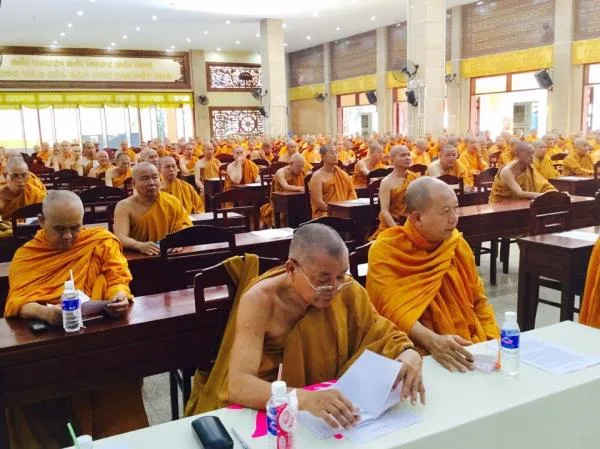 TP.HCM: Hòa thượng Chủ tịch thăm và giảng tại khóa bồi dưỡng trụ trì của Hệ phái Khất sĩ