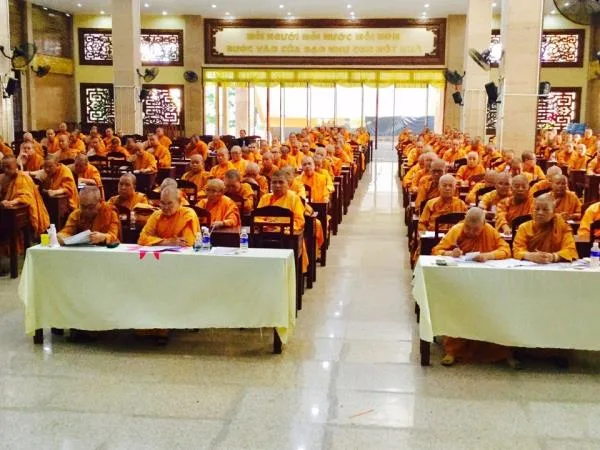 TP.HCM: Hòa thượng Chủ tịch thăm và giảng tại khóa bồi dưỡng trụ trì của Hệ phái Khất sĩ