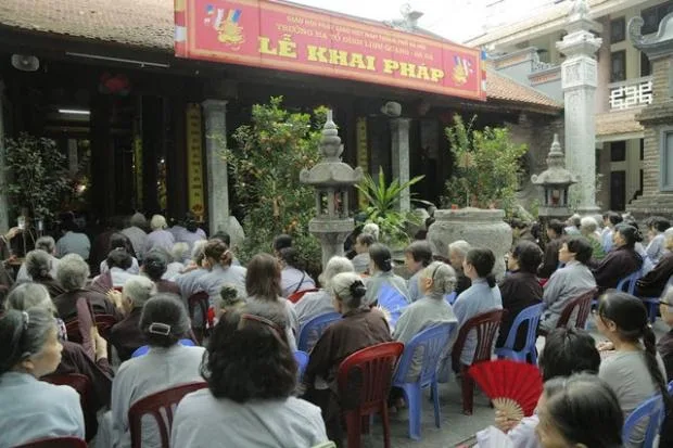 Hà Nội: Trường hạ Bà Đá khai giảng khóa An cư