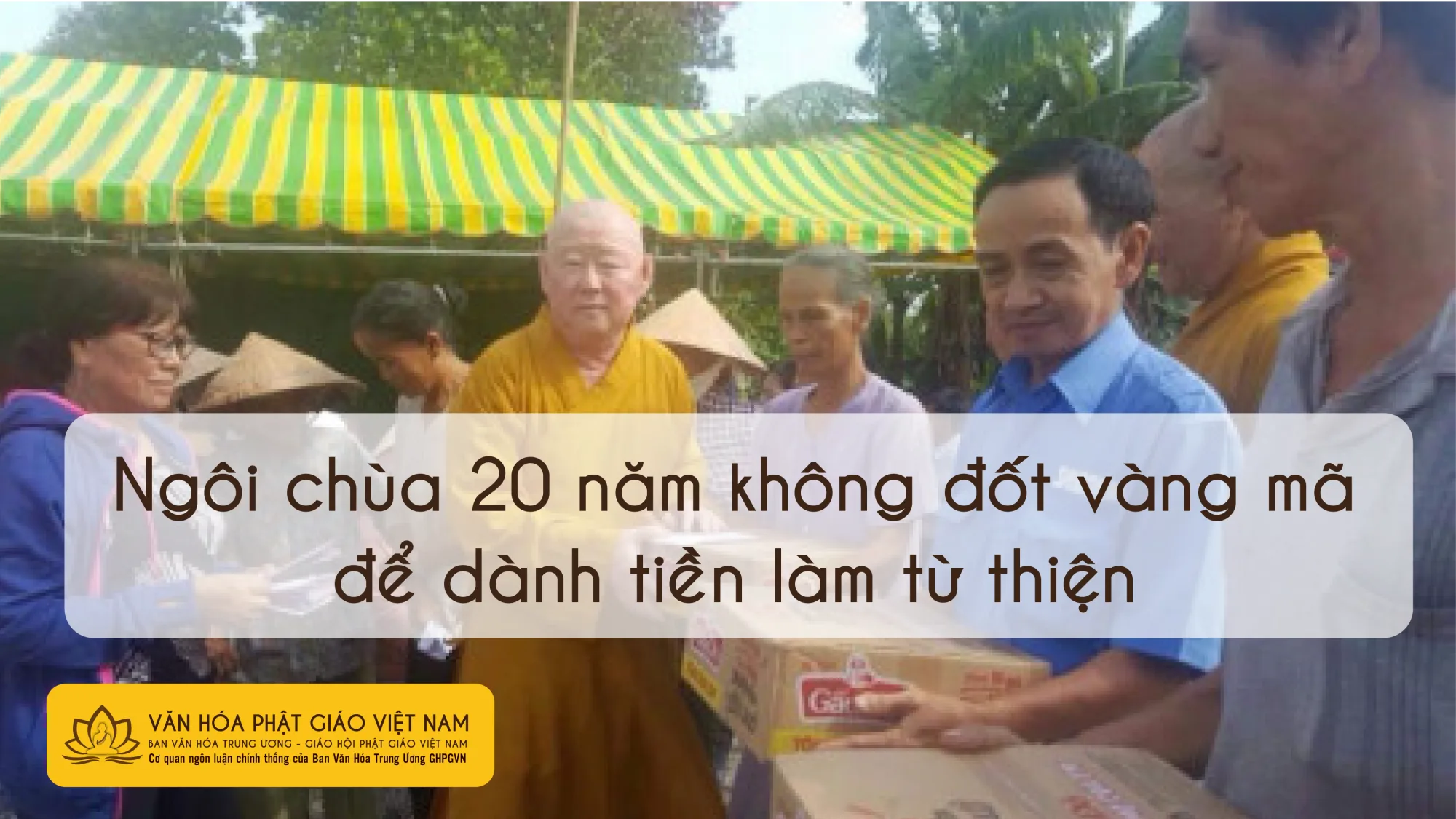 Ngôi chùa 20 năm không đốt vàng mã để dành tiền làm từ thiện