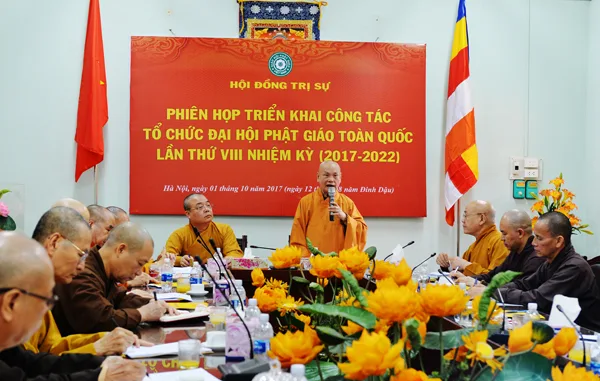 HT.Thích Thiện Nhơn phát biểu chỉ đạo