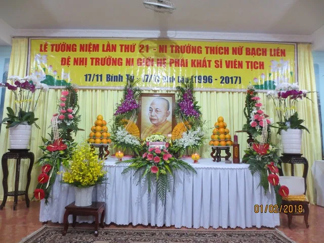 Lễ tưởng niệm Ni trưởng Bạch Liên