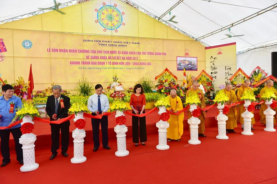 LỄ KHÁNH THÀNH GIAI ĐOẠN I TỔ ĐÌNH KIM LIÊN - CHÙA ĐỒNG ĐẮC NINH BÌNH