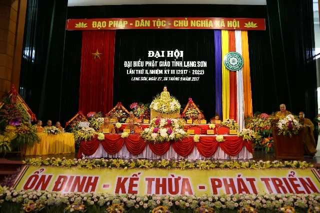 Lạng Sơn: Khai mạc Đại hội Phật giáo tỉnh lần thứ III