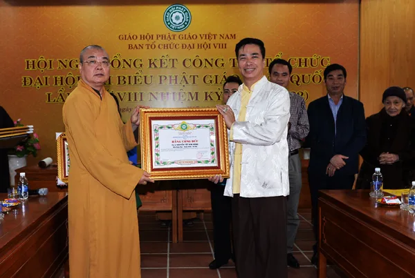 TƯGH tổng kết công tác tổ chức Đại hội VIII