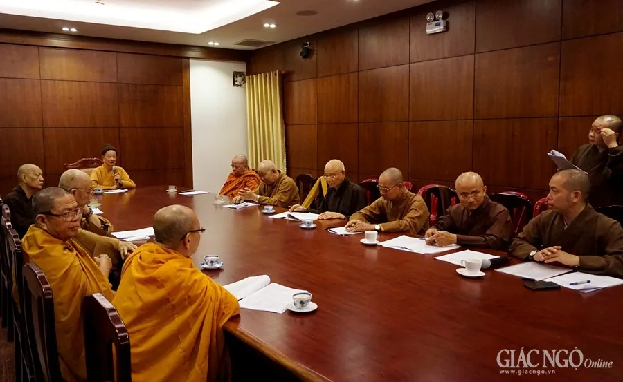 TP.HCM: Họp Ban Tổ chức Đại hội Phật giáo lần thứ IX