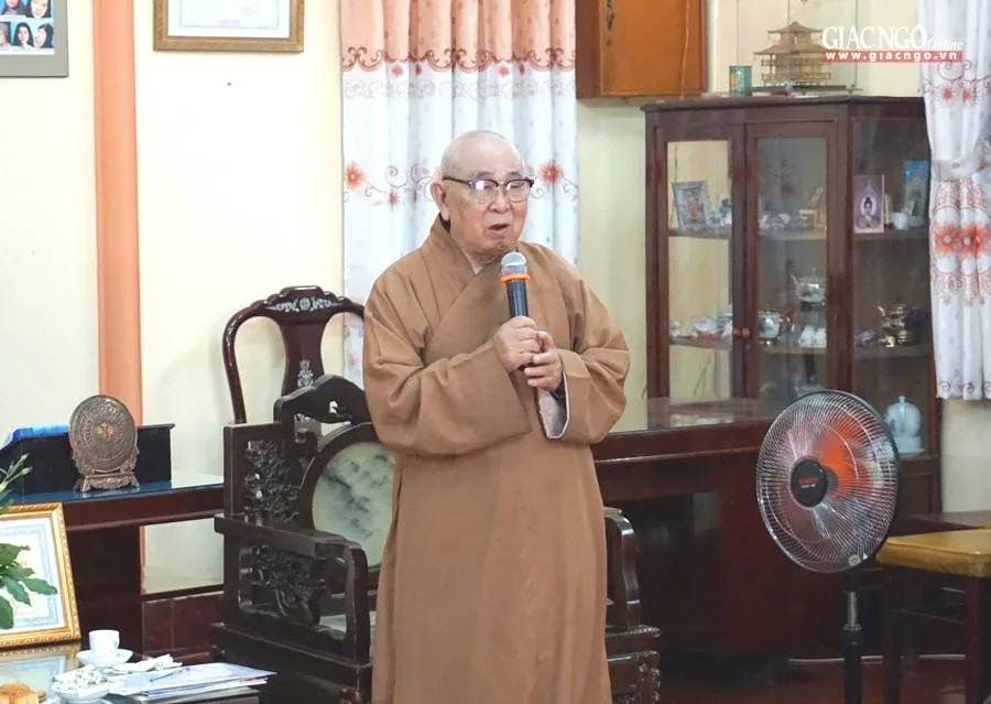 HT.Thích Như Tín phát biểu khai mạc