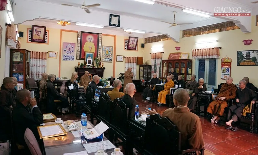 Quang cảnh hội nghị tổng kết của Ban Kiểm soát GHPGVN TP