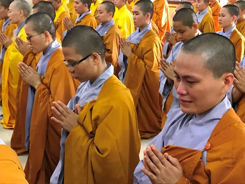 Tăng Ni sinh tưởng niệm HT.Thích Quang Đạo