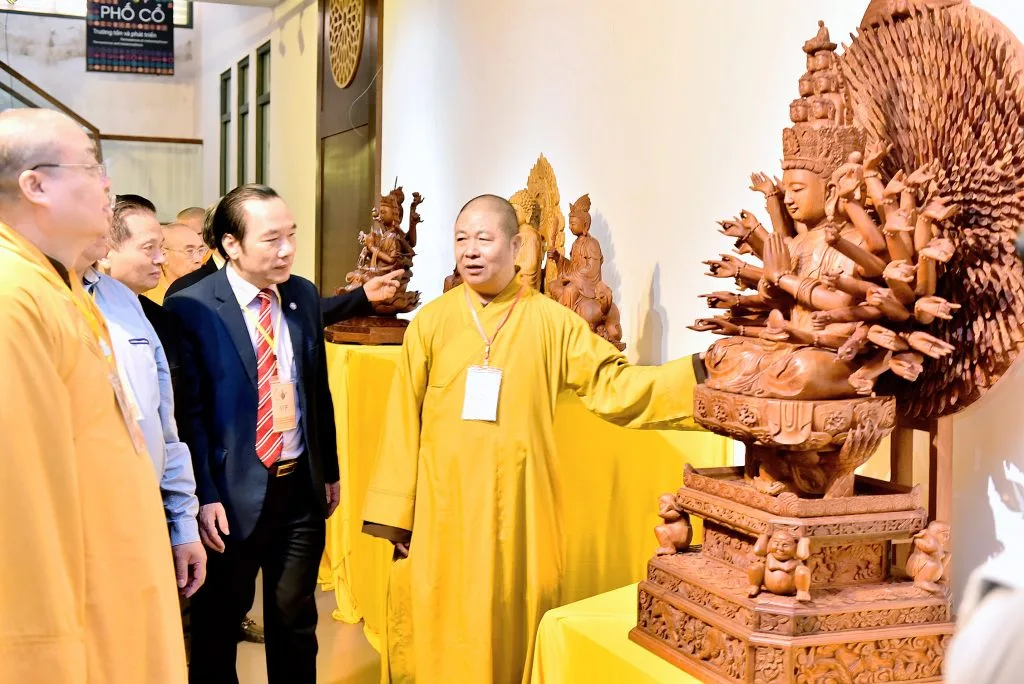 Lễ khai mạc triển lãm, Hội thảo khoa học Phát huy tinh thần và biểu tượng Phật giáo qua sản phẩm Làng nghề truyền thống Việt Nam