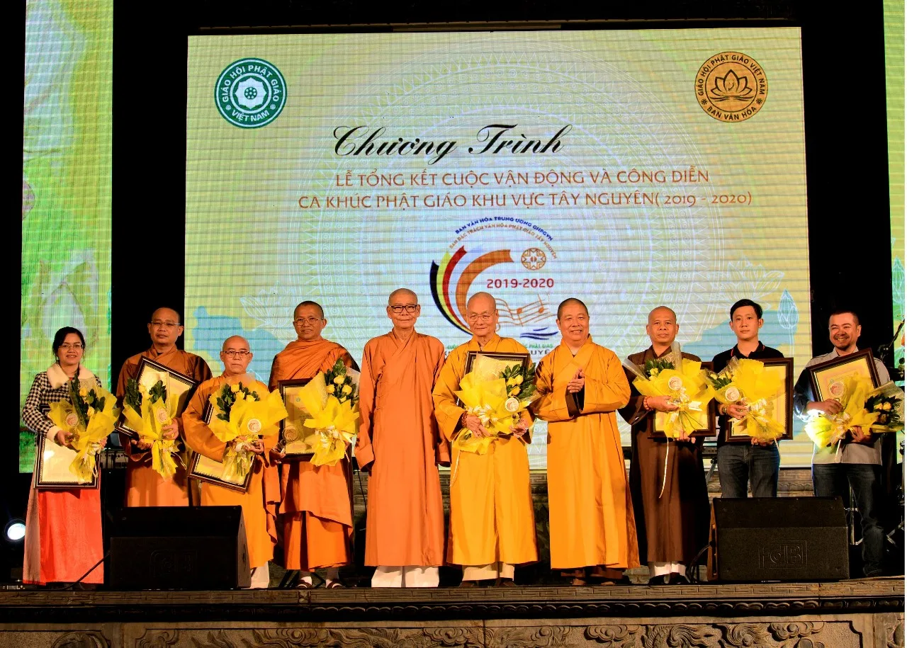 Đắk Lắk: Ban Văn hóa Phật giáo đặc trách Tây nguyên tổng kết và công diễn các nhạc phẩm đạt giải