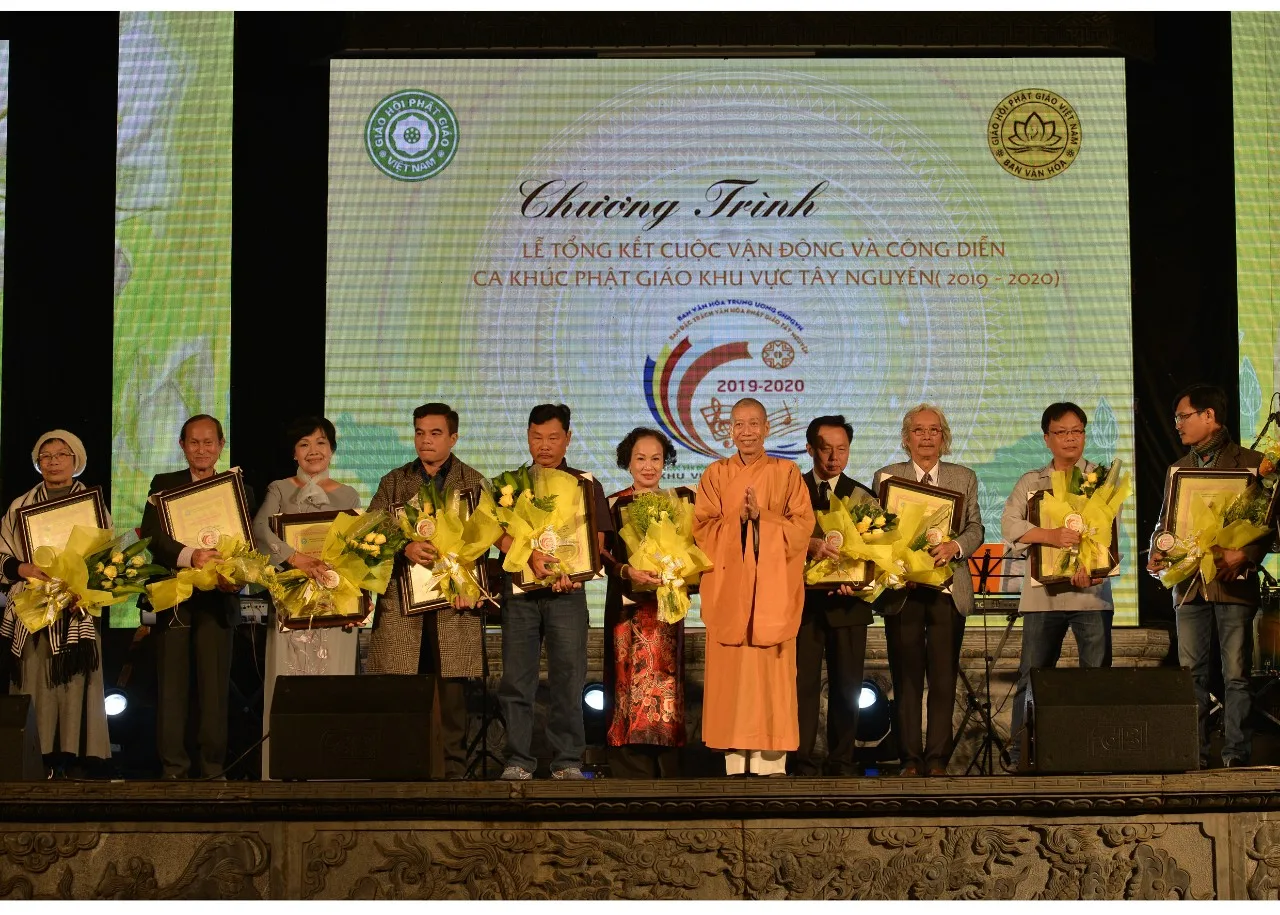Đắk Lắk: Ban Văn hóa Phật giáo đặc trách Tây nguyên tổng kết và công diễn các nhạc phẩm đạt giải