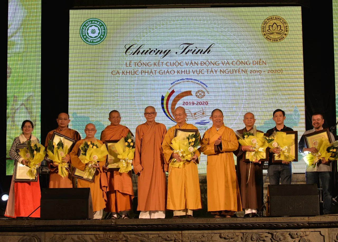 Đắk Lắk: Ban Văn hóa Phật giáo đặc trách Tây nguyên tổng kết và công diễn các nhạc phẩm đạt giải