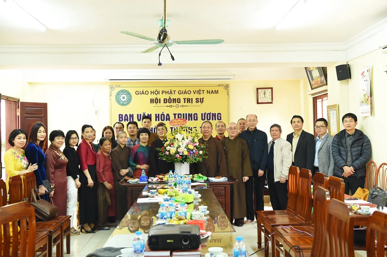 BVHTƯ Gặp mặt đầu xuân, họp triển khai nhiều công tác phật sự