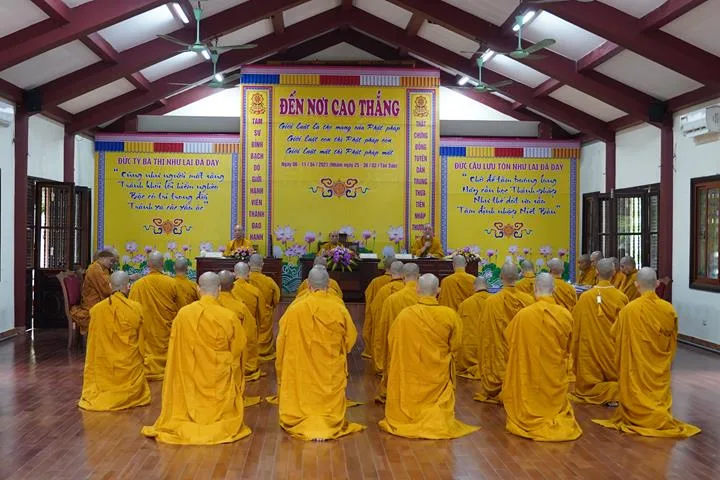 Ngày truyền giới chính thức của Đại giới đàn Hà Nội PL2565 – DL2021