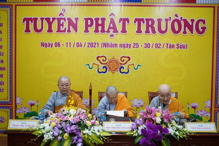 Ngày truyền giới chính thức của Đại giới đàn Hà Nội PL2565 – DL2021